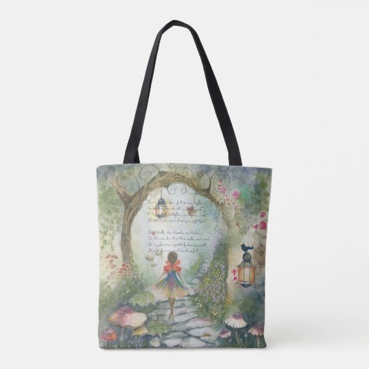 Lumina's droomportaal tote bag (Achterkant)