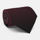 Luminescent Burgundy Gradient Ombre Stropdas (Opgerold)