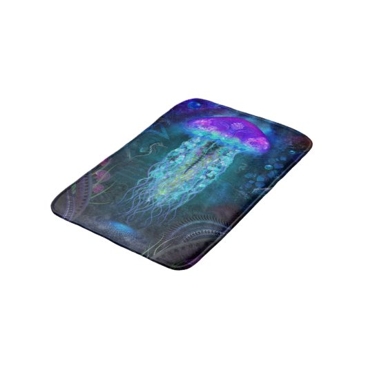 Luminescent Jellyfish Bath Mat (Gekanteld)