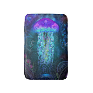 Luminescent Jellyfish Bath Mat