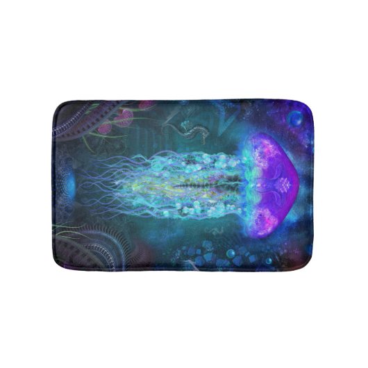 Luminescent Jellyfish Bath Mat (Voorkant)