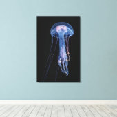 Luminescent Jellyfish Canvas Afdruk (Insitu (Houten vloer))