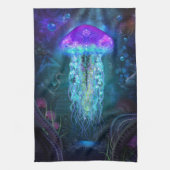 Luminescent Jellyfish Theedoek (Verticaal)