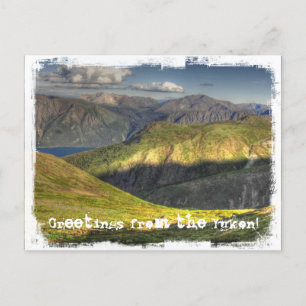 Luminescent Landschap; Yukon Territory Souvenir Briefkaart
