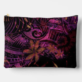 Luminescent Lava Tribal Plumeria Cosmetic Bag –  Etui