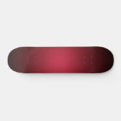 Luminescent Red Maroon Gradient Ombre Persoonlijk Skateboard (Horizontaal)