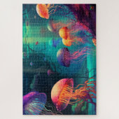 🐙Luminescent Reef: Kwallen Dromen 🌊 Legpuzzel (Verticaal)