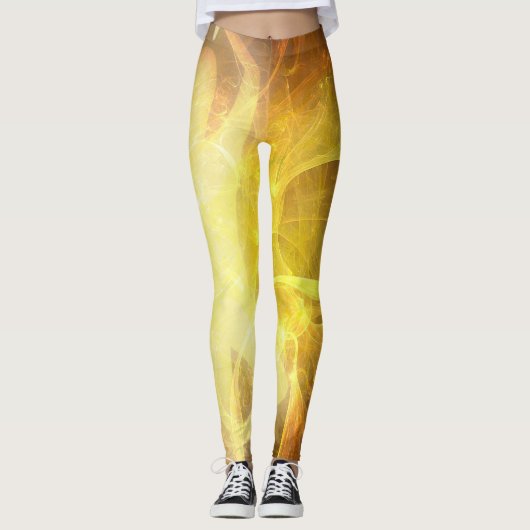 Luminescent Resilience Gold Leggings (Voorkant)