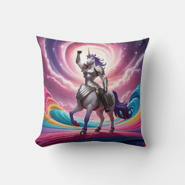 Luminescent Spectrum Unicorn Soeverein Kussen (Voorkant)