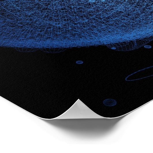 Luminescente afbeelding van HDL Poster (Hoek)