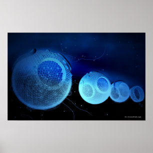 Luminescente afbeelding van HDL Poster
