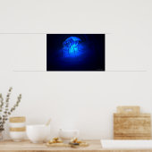 Luminescente illustratie van een testvlieg poster (Keuken)