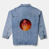 Luminescente veerkracht Roze Denim Jacket (Achterkant)