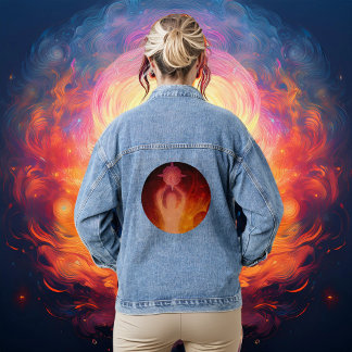 Luminescente veerkracht Roze Denim Jacket