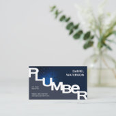 Luminescente waterdruppels lekkende watersprop visitekaartje (Staand voorkant)