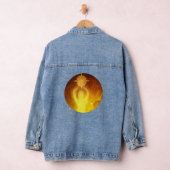 Luminescentie veerkracht Oranje Denim Jacket (Hangar)