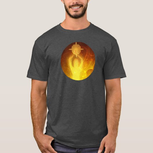 Luminescentie veerkracht Oranje T-shirt (Voorkant)