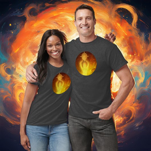 Luminescentie veerkracht Oranje T-shirt