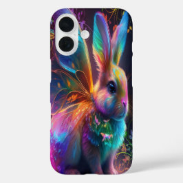 luminescerend konijn iPhone 16 hoesje