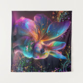 luminescerend konijn wandkleed (Voorkant (horizontaal))