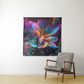 luminescerend konijn wandkleed (In Situ (horizontaal))