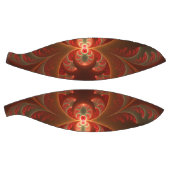 Lumineus Abstract matig Oranje rood fractal Basketbal (Panelen)