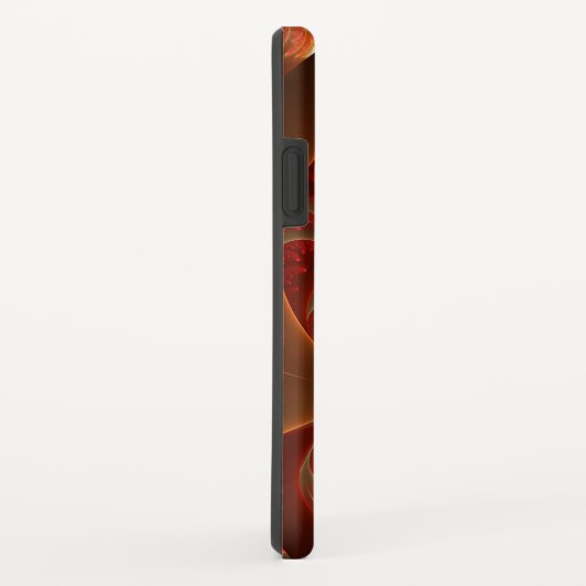 Lumineus abstract modern fractal Art Monogram Case-Mate iPhone Case (Achterkant/rechts)