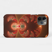 Lumineus abstract modern oranje fractal Case-Mate iPhone case (Achterkant (horizontaal))