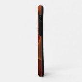 Lumineus abstract modern oranje fractal Case-Mate iPhone case (Achterkant/links)