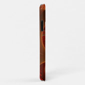 Lumineus abstract modern oranje fractal Case-Mate iPhone case (Achterkant/rechts)