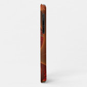 Lumineus abstract modern oranje fractal Case-Mate iPhone case (Achterkant/links)