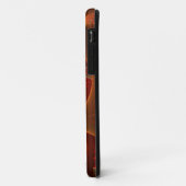 Lumineus abstract modern oranje fractal Case-Mate iPhone case (Achterkant/links)