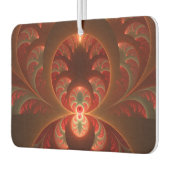 Lumineus abstract modern oranje fractal luchtverfrisser (Links)