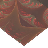 Lumineus abstract modern oranje fractal medium tafelloper (Hoek)