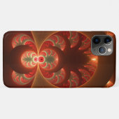 Lumineus abstract modern oranje rood Fractal Case-Mate iPhone Case (Achterkant (horizontaal))