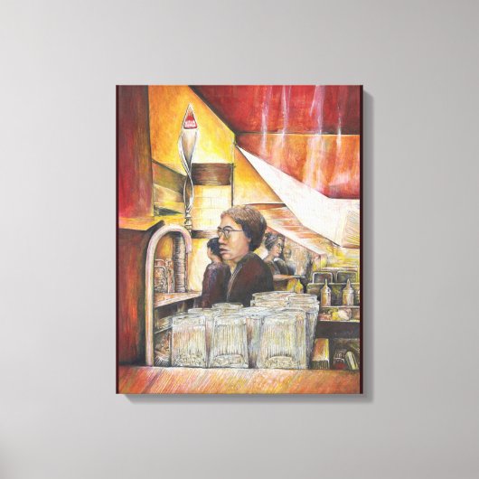 Lumineus equivalent van passieve bewegingen canvas afdruk (Voorkant)