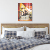 Lumineus equivalent van passieve bewegingen canvas afdruk (Insitu (Slaapkamer))