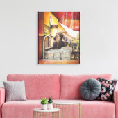 Lumineus equivalent van passieve bewegingen canvas afdruk (Insitu (Woonkamer))