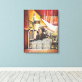 Lumineus equivalent van passieve bewegingen canvas afdruk (Insitu (Houten vloer))