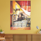 Lumineus equivalent van passieve bewegingen canvas afdruk (Insitu (Woonkamer))