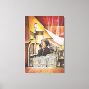 Lumineus equivalent van passieve bewegingen canvas afdruk