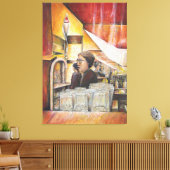 Lumineus equivalent van passieve bewegingen canvas afdruk (Insitu (Woonkamer))