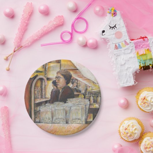 Lumineus equivalent van passieve bewegingen papieren bordje (Feest)