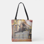 Lumineus equivalent van passieve bewegingen tote bag (Achterkant)