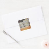 Lumineus equivalent van passieve bewegingen vierkante sticker (Envelop)