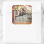 Lumineus equivalent van passieve bewegingen vierkante sticker (Tas)