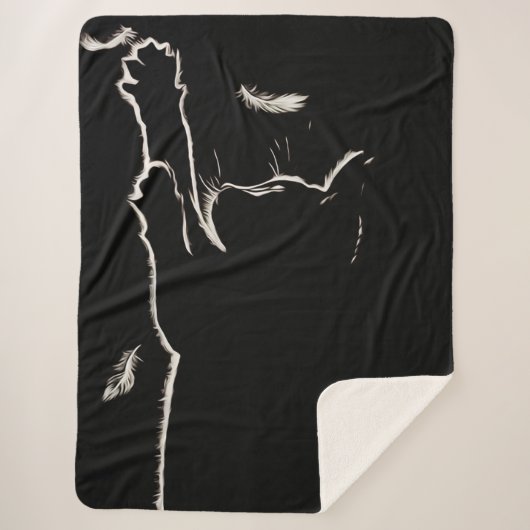 Lumineus kat sherpa deken (Voorkant)