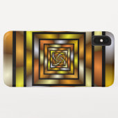 Lumineus kleurig grafisch fractaal tunnelpatroon Case-Mate iPhone case (Achterkant (horizontaal))
