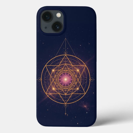 Lumineus Mandala van Gouden Harmonie Case-Mate iPhone Case (Achterkant)