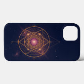 Lumineus Mandala van Gouden Harmonie Case-Mate iPhone Case (Achterkant (horizontaal))